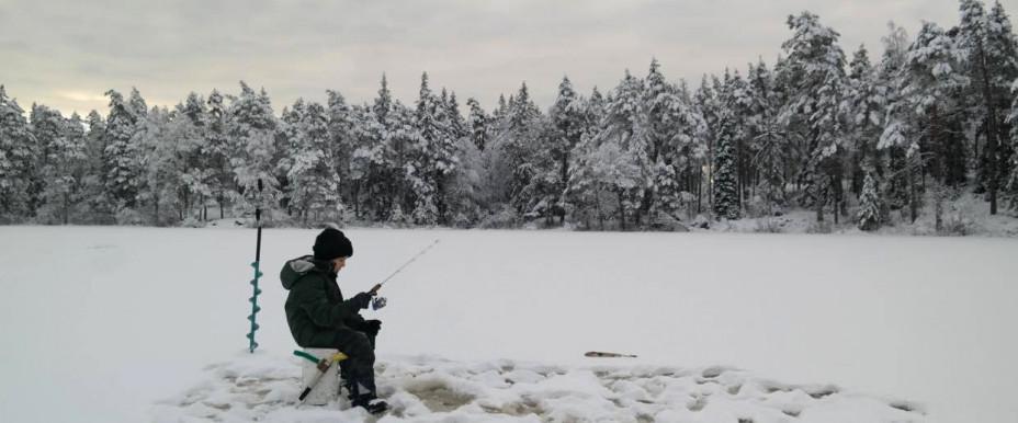 Pimpelfiske på Spåndals Bergsjö