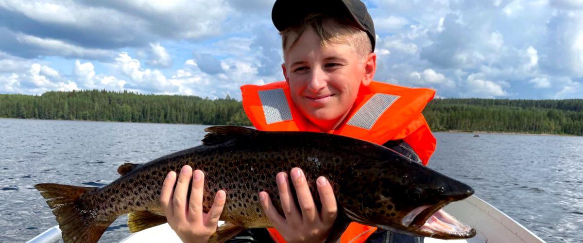 Öring fångad i Ormsjön 2021
