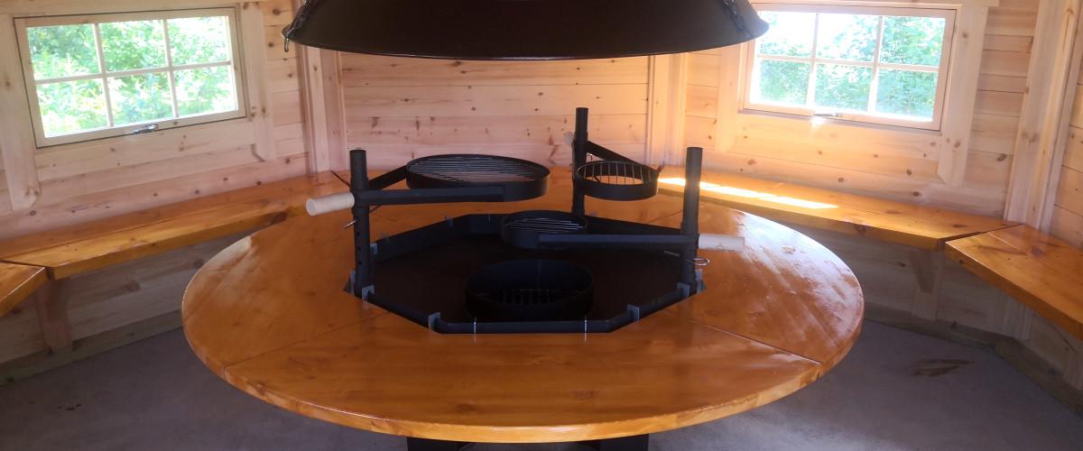 Grillkåta piren Blåsjöfallet