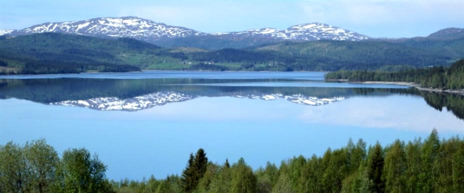 Majbild från Viken mot Skogsvika och Norge.