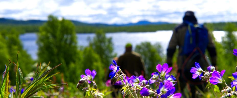 Fjälljordbrukets platser nutidens vandringsleder.