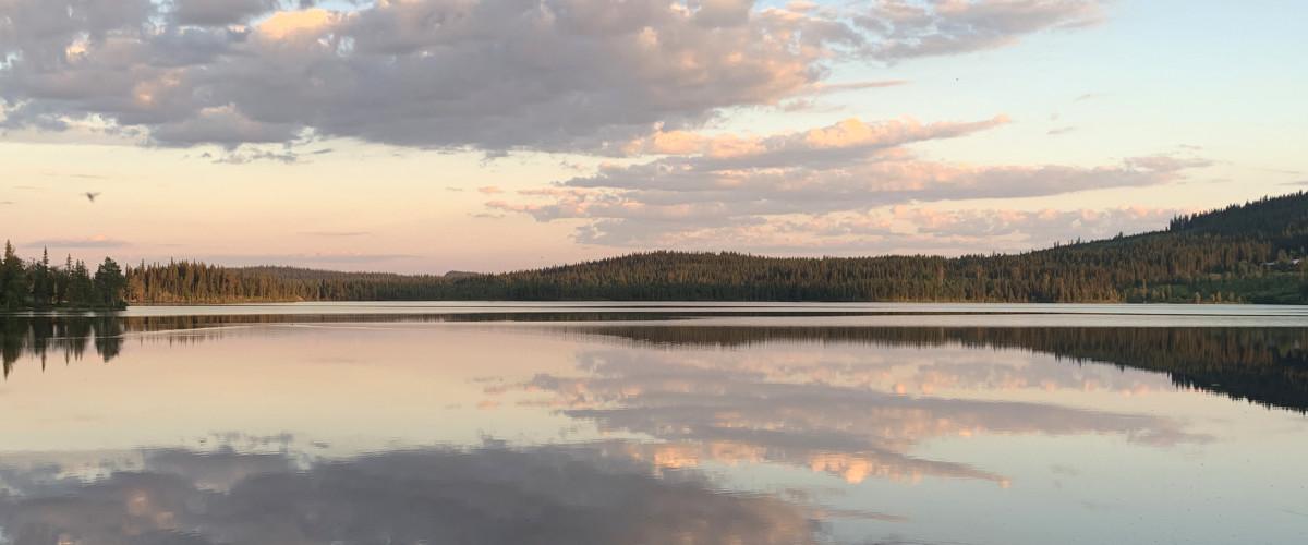 Västra Gippmokksjön från Buföringsvika