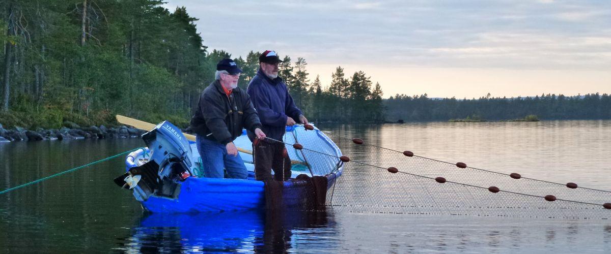 Notfiske i Venjanssjön