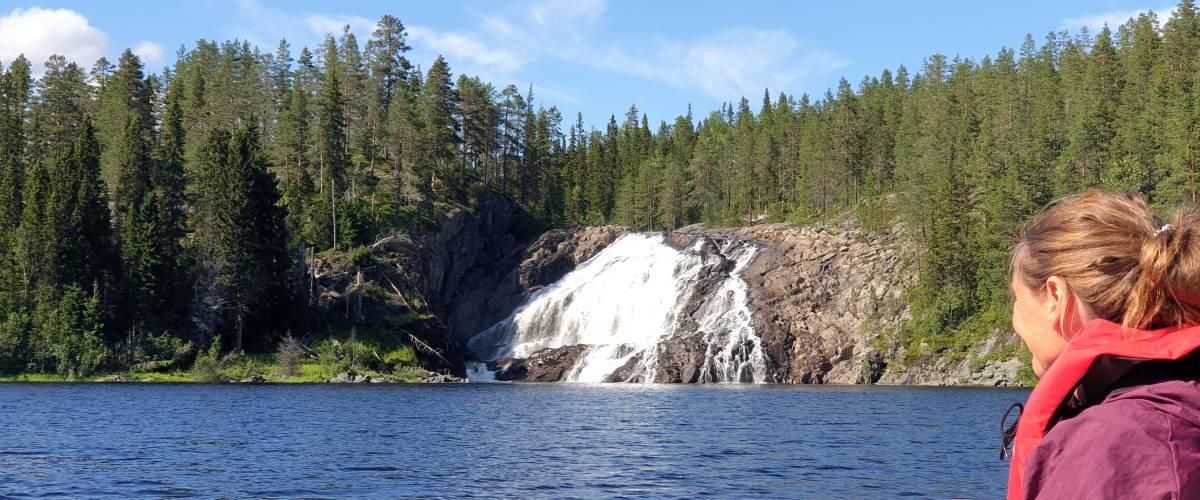 Forstjärn, Rönnösjön, Storån, Yttre Oldsjön, Långsån till Långsåfallet. - Image 2