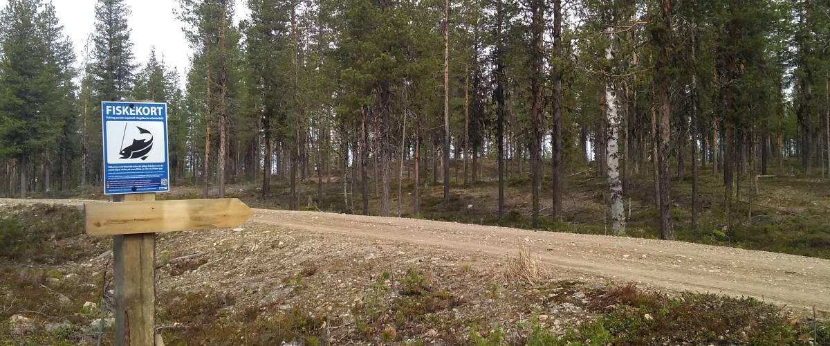 Skylt mot Koskiforssen