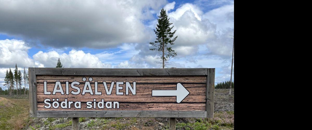 Infart Laisälven södra
