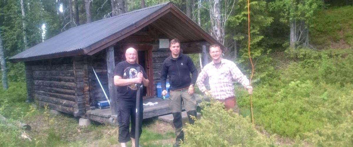 En av de två Långfors kojorna
