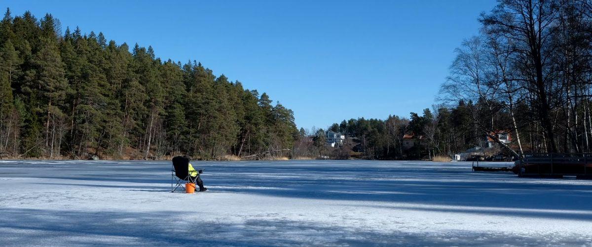 Vinterfiske i Uttran