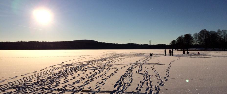 Isfiske Byasjön