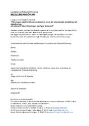 Medlemsansökan