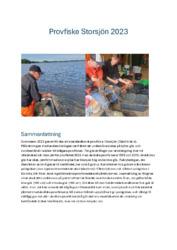 8. Storsjön provfiske 2023 rapport