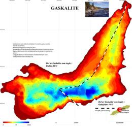 Djupkarta, Gaskelite