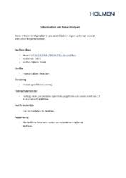 3. Information om Holpen