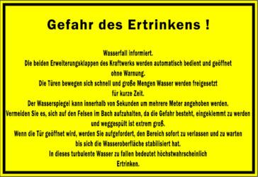 Wichtige Informationen