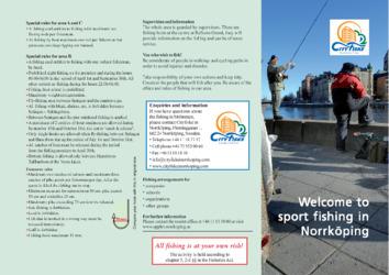 Welcome to sport fishing in Norrköping City