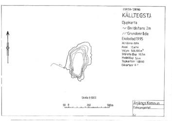 Djupkarta Källtegtjärn