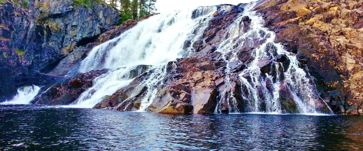Forstjärn, Rönnösjön, Storån, Yttre Oldsjön, Långsån till Långsåfallet. - Image 1