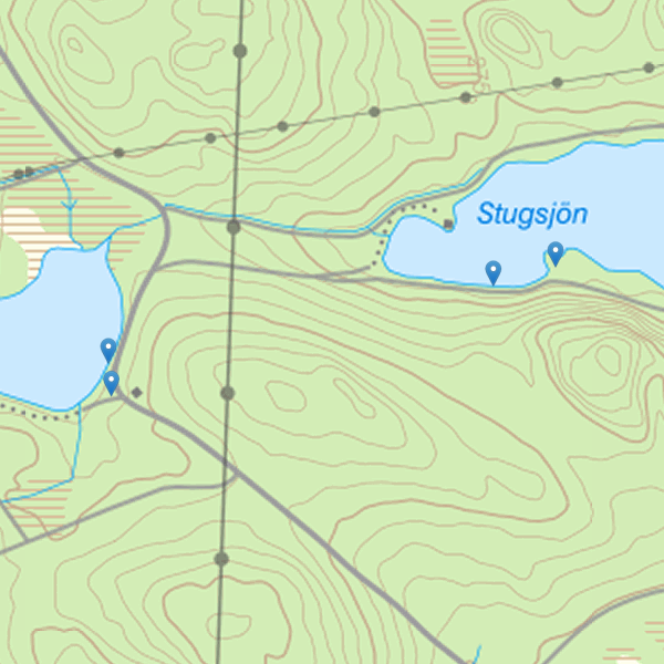 Map showing the fishing area.