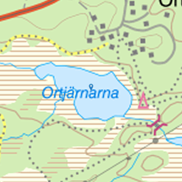 Map showing the fishing area.