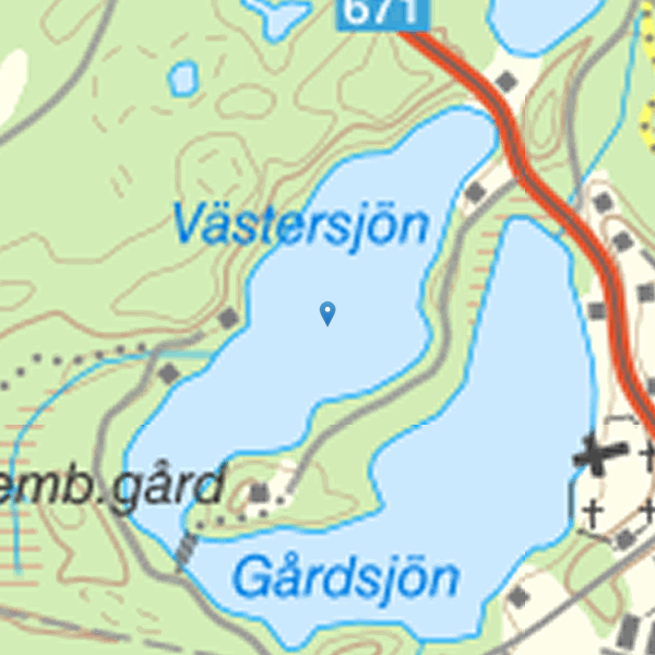 Map showing the fishing area.