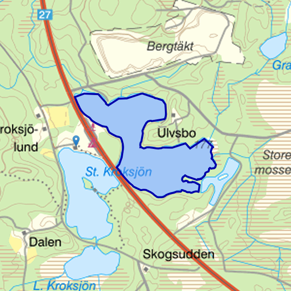 Karta som visar fiskeområdet
