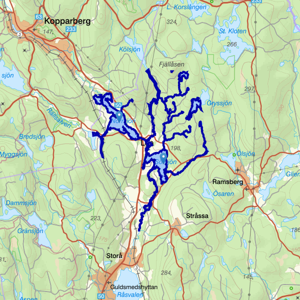 Karta som visar fiskeområdet
