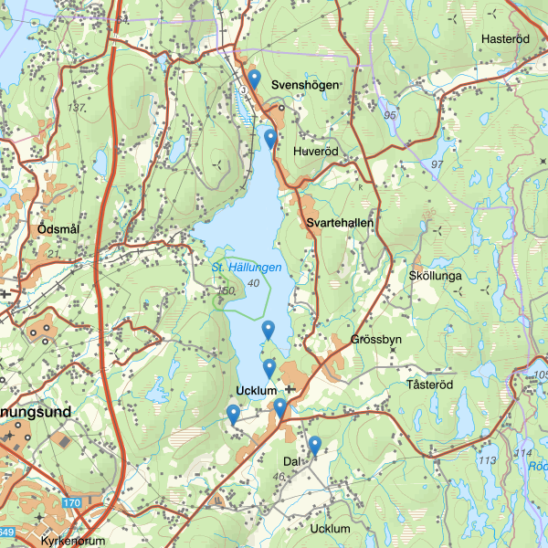Karta som visar fiskeområdet