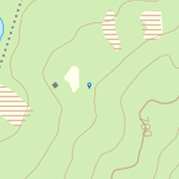 Map showing the fishing area.