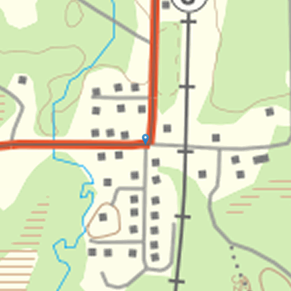 Map showing the fishing area.