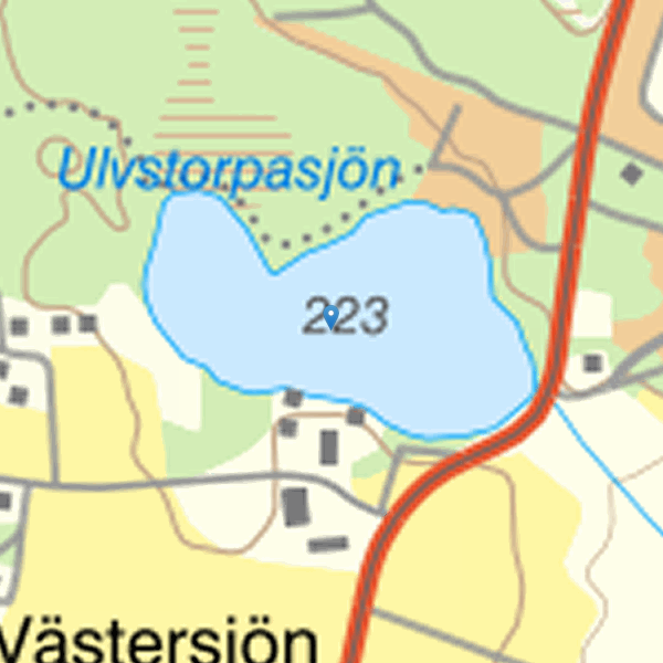 Kartta kalastusalueesta.