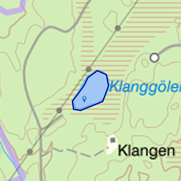 Map showing the fishing area.