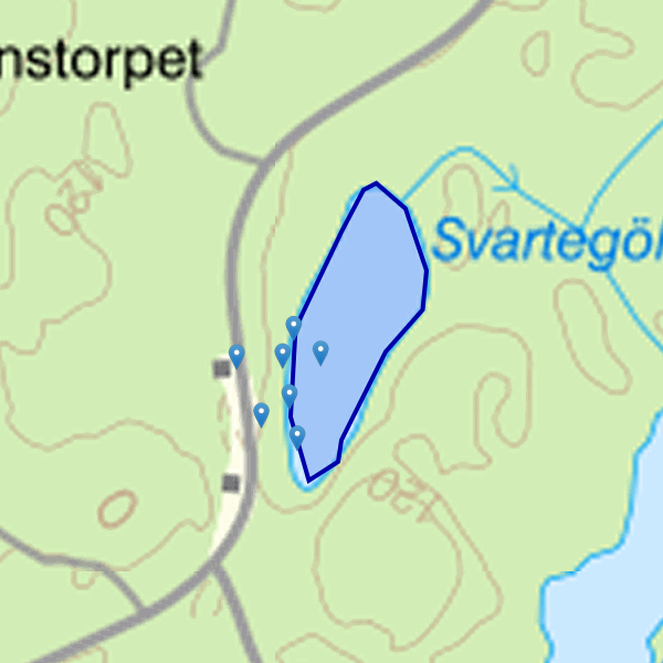 Karte mit dem Angelgebiet.
