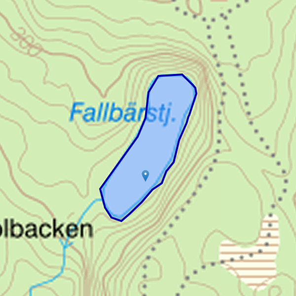 Map showing the fishing area.