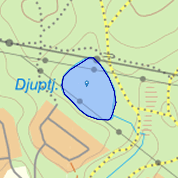 Map showing the fishing area.