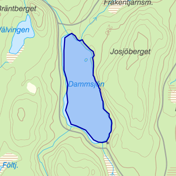 Kartta kalastusalueesta.