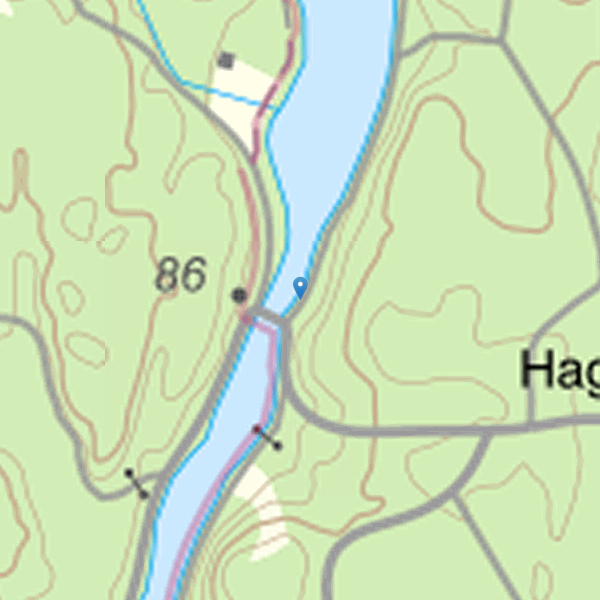 Karte mit dem Angelgebiet.