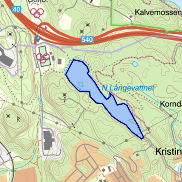 Karta som visar fiskeområdet