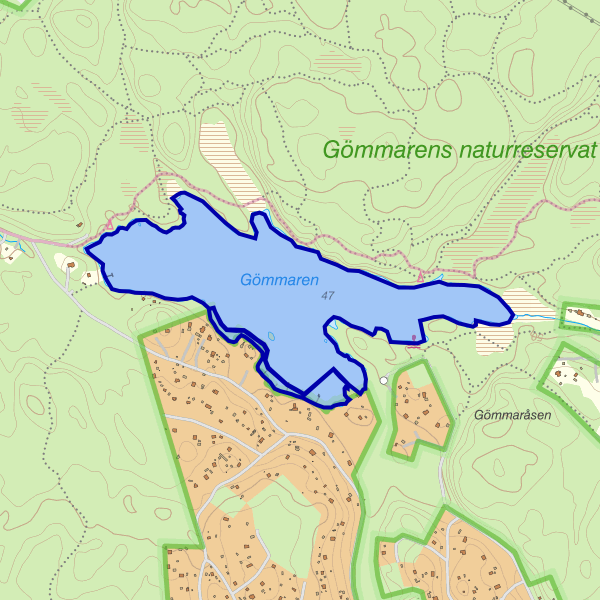 Kartta kalastusalueesta.