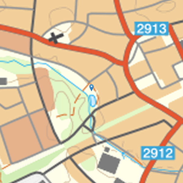 Map showing the fishing area.