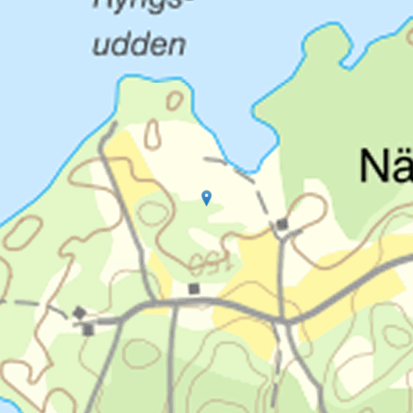 Map showing the fishing area.