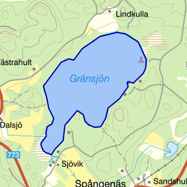 Karta som visar fiskeområdet