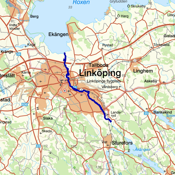 Map showing the fishing area.