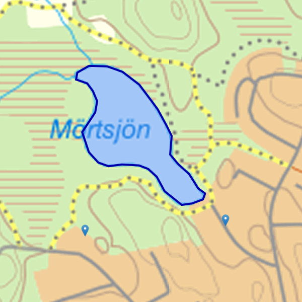 Map showing the fishing area.