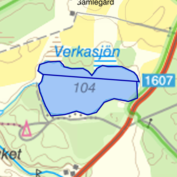 Kartta kalastusalueesta.