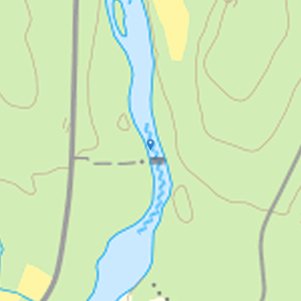 Map showing the fishing area.