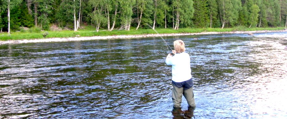 Kalastus Valsjönin suvulla, Toskströmmen