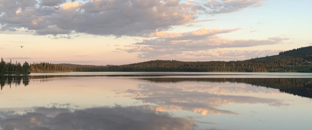 Västra Gippmokksjön aus Buföringsvika