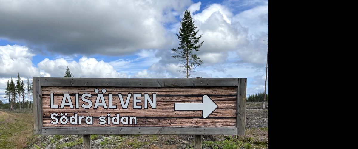 Infart Laisälven södra