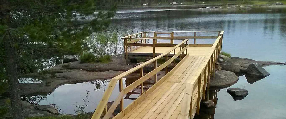 Brücke für Behinderte